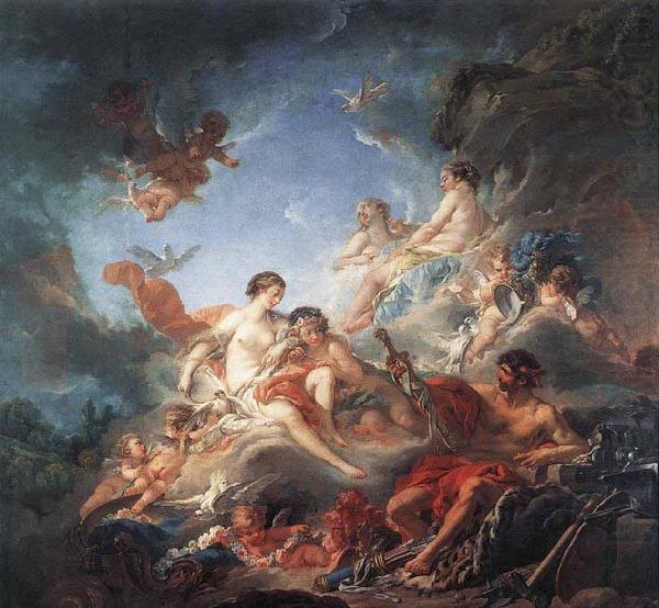unknow artist Vulcan Presenting Venus with Arms for Aeneas china oil painting image